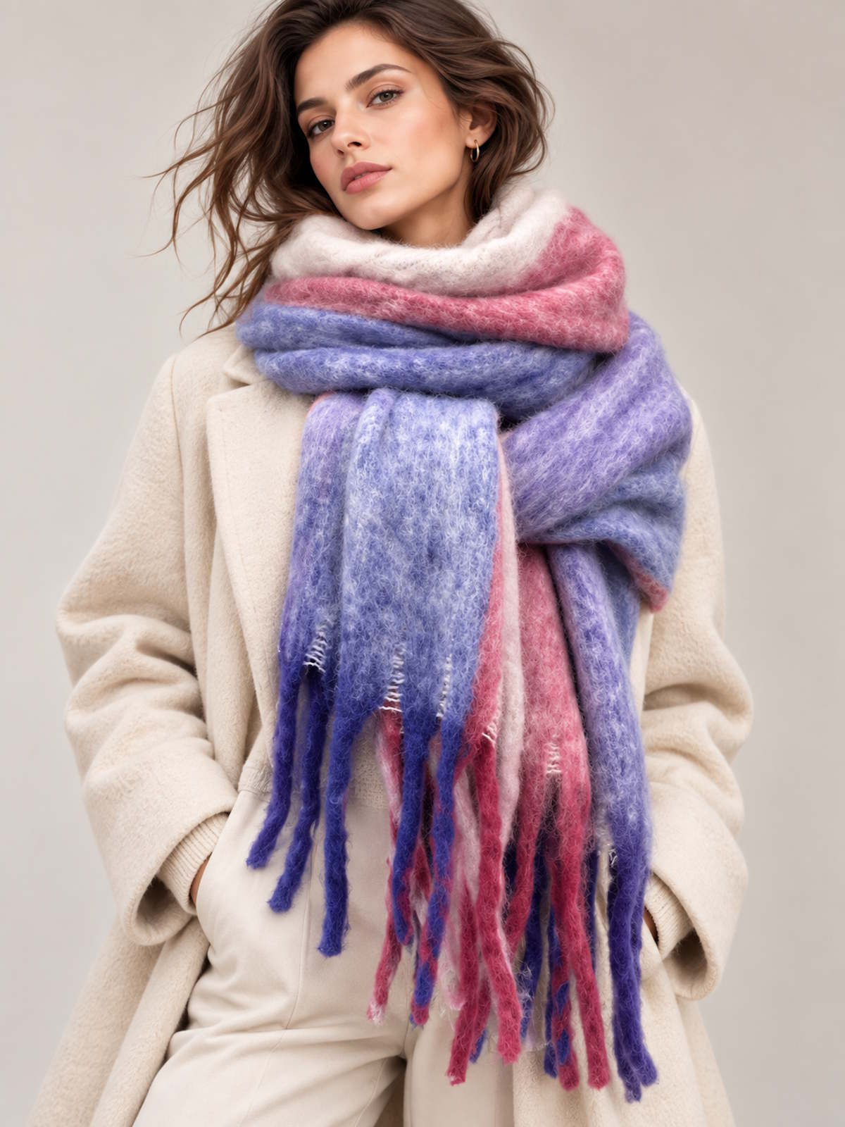 Christmas Gift | Soft Winter Scarf Cashmere-Like Feel, art. 252804