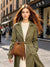 Suede fringe handbag, Made in Italy, art. 112623