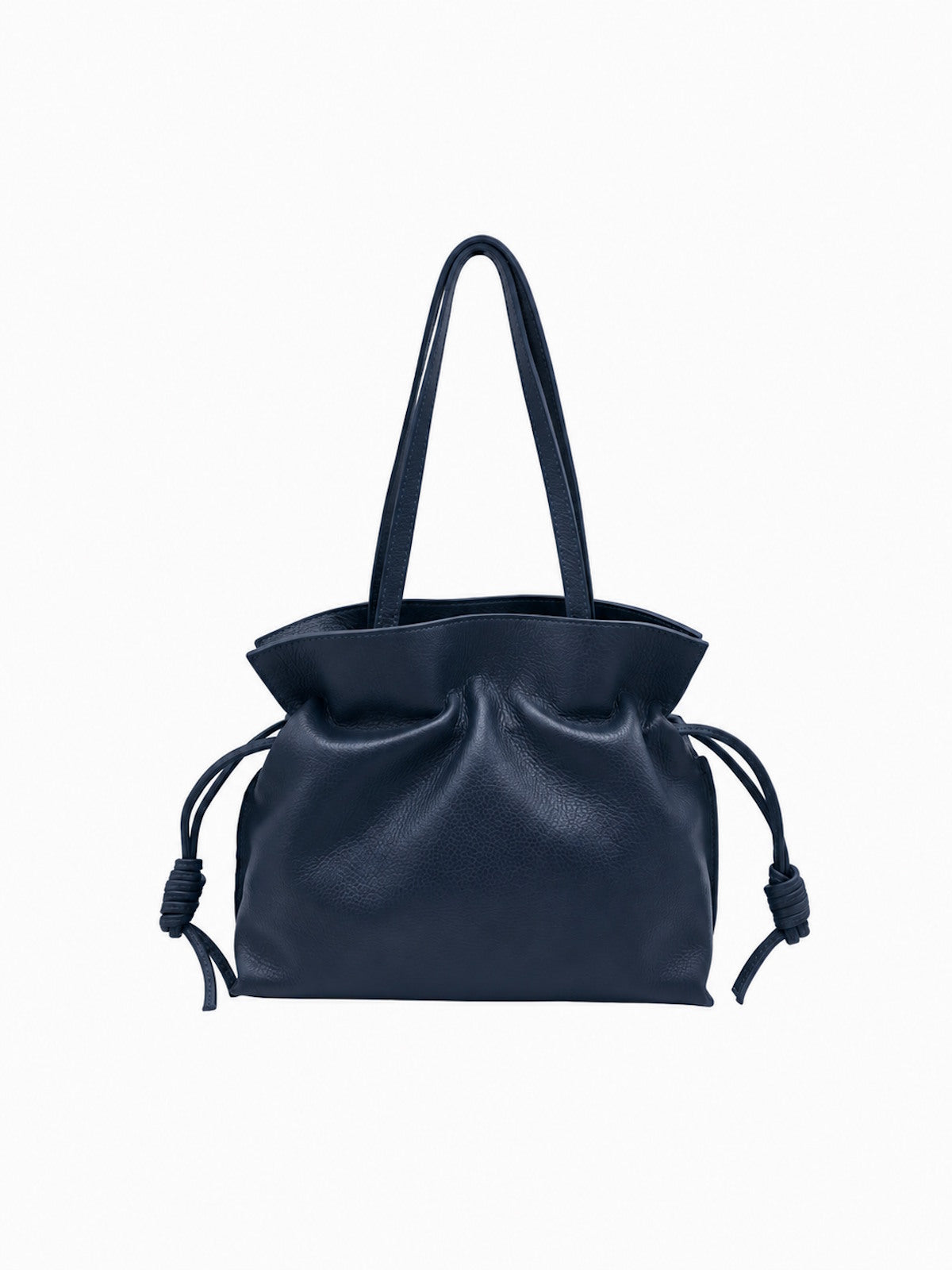 Genuine Leather Drawstring Pouch – Hand Carry & Crossbody Bag, Made in Italy, art. 112790