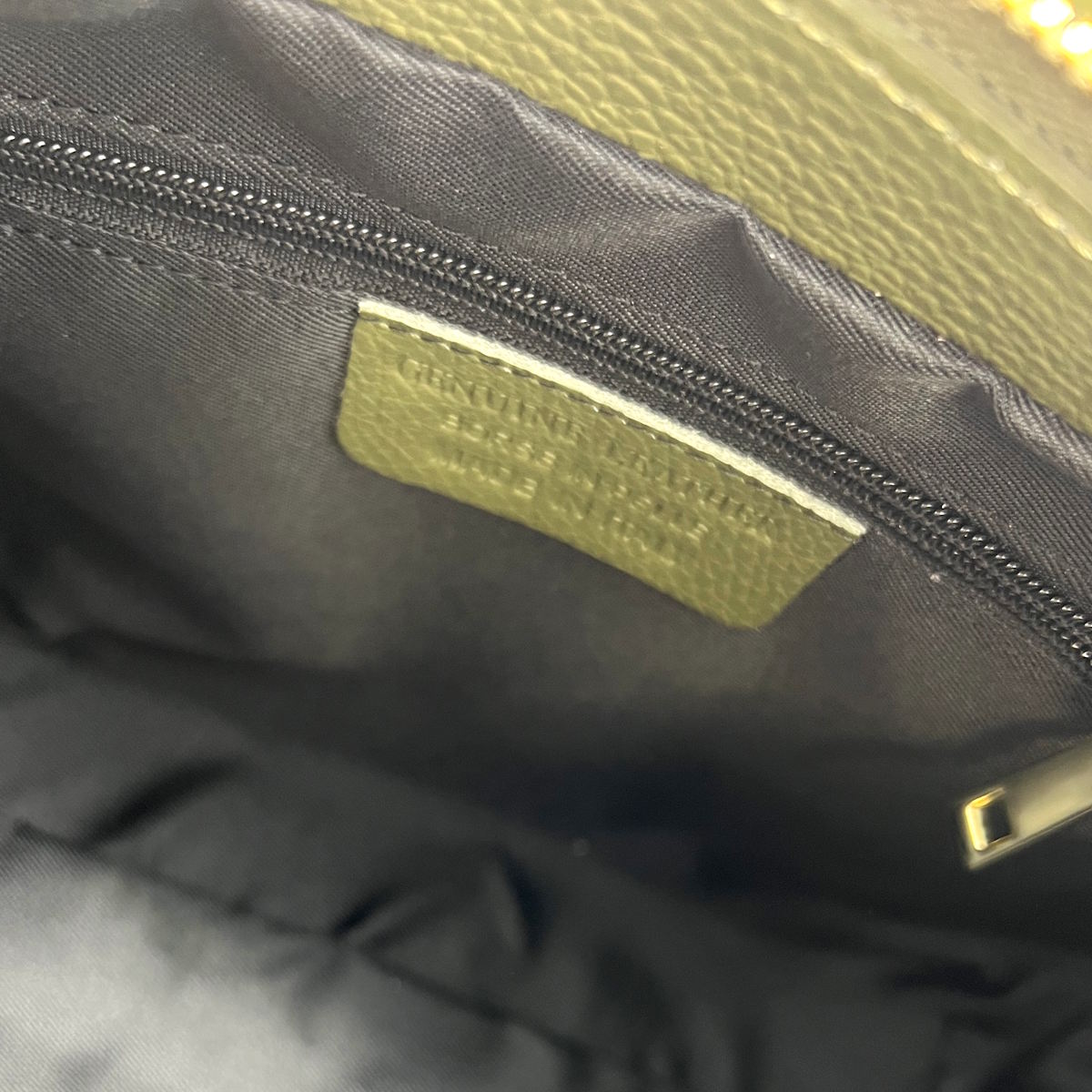Genuine leather shoulder bag, Made in Italy, art. 112627