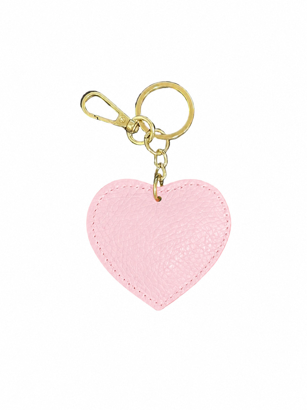 Genuine Leather Heart Keychain & Bag Charm, art. PO08