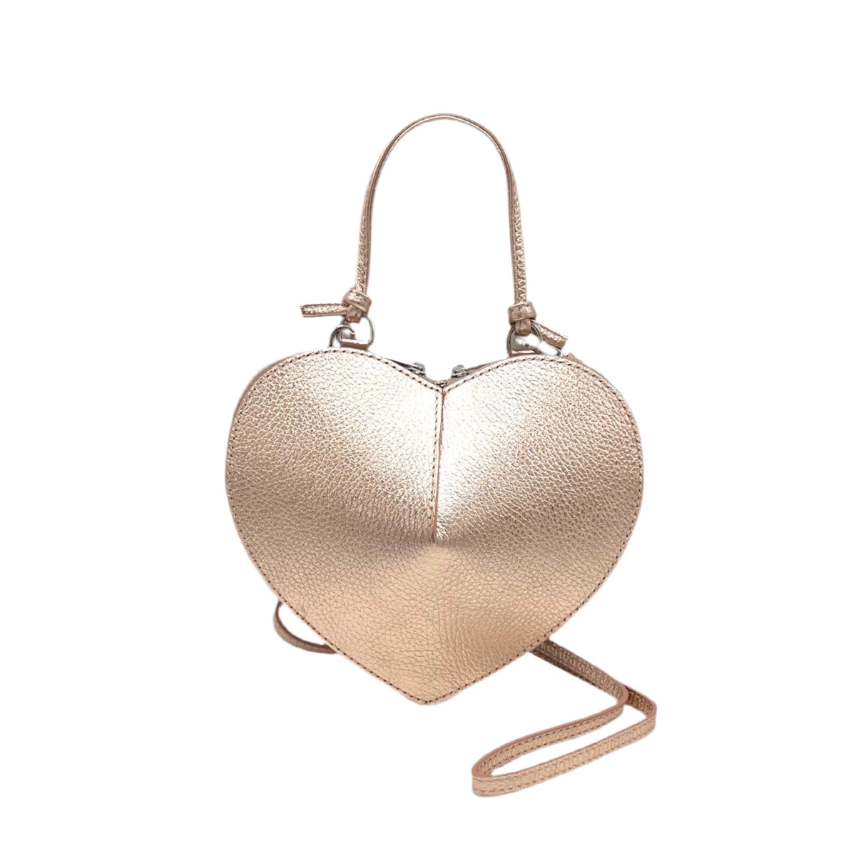 Laminated leather shoulder bag, Made in Italy, art. 112587LA