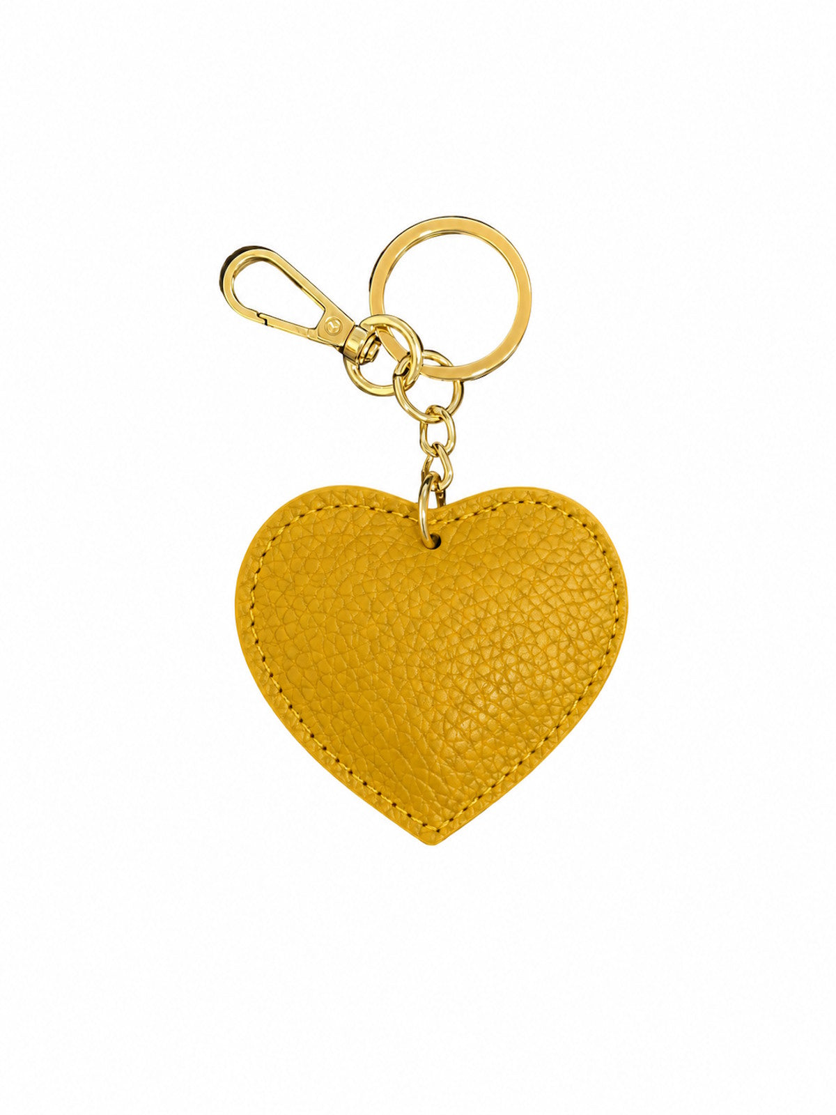 Genuine Leather Heart Keychain & Bag Charm, art. PO08