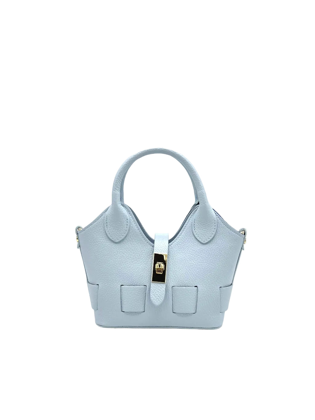 Borsa a tracolla in vera pelle, Misura piccola, Made in Italy, art. 112600