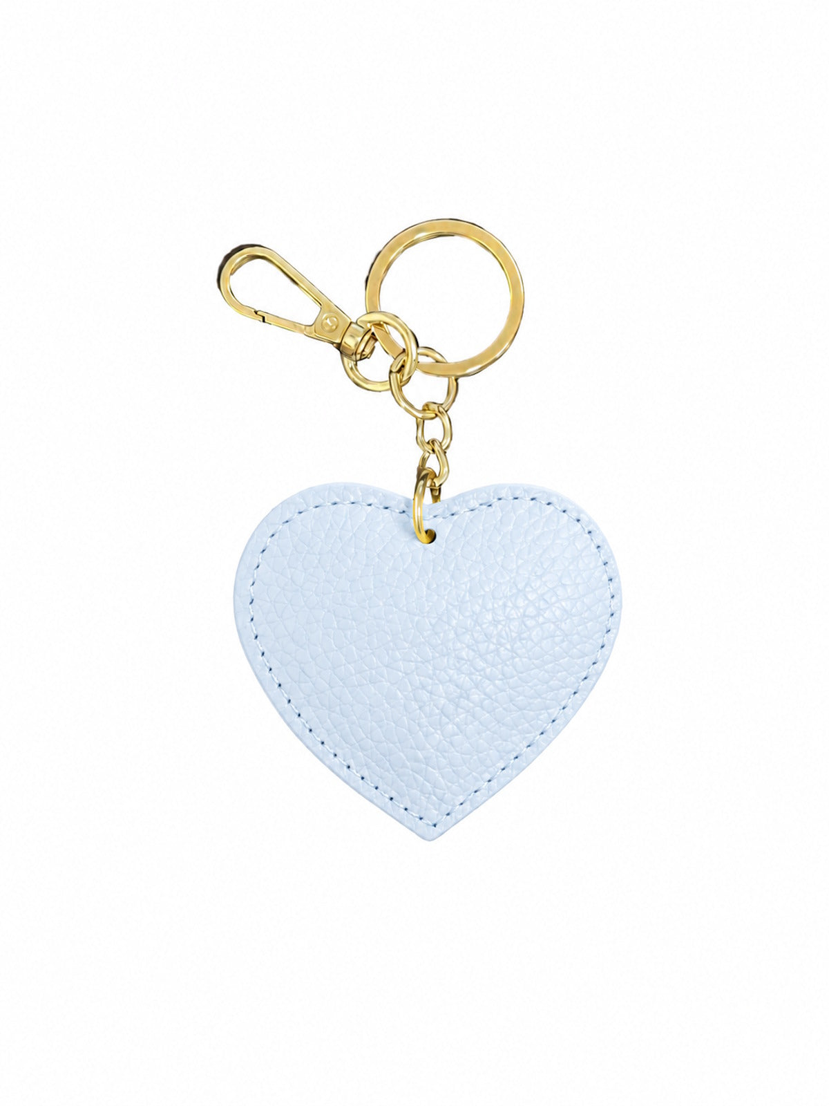Genuine Leather Heart Keychain & Bag Charm, art. PO08