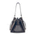 Suede leather bucket bag with crossbody strap, Made in Italy, art. 112659