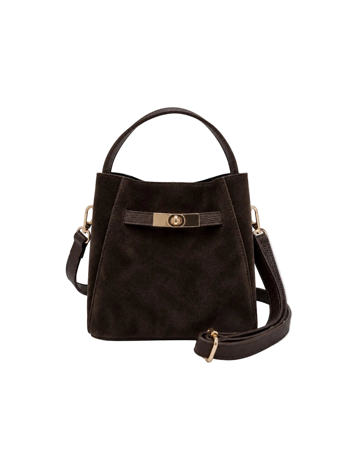 Women's Genuine Leather & Suede Mini Shoulder Bag, Made in Italy, art. 112807