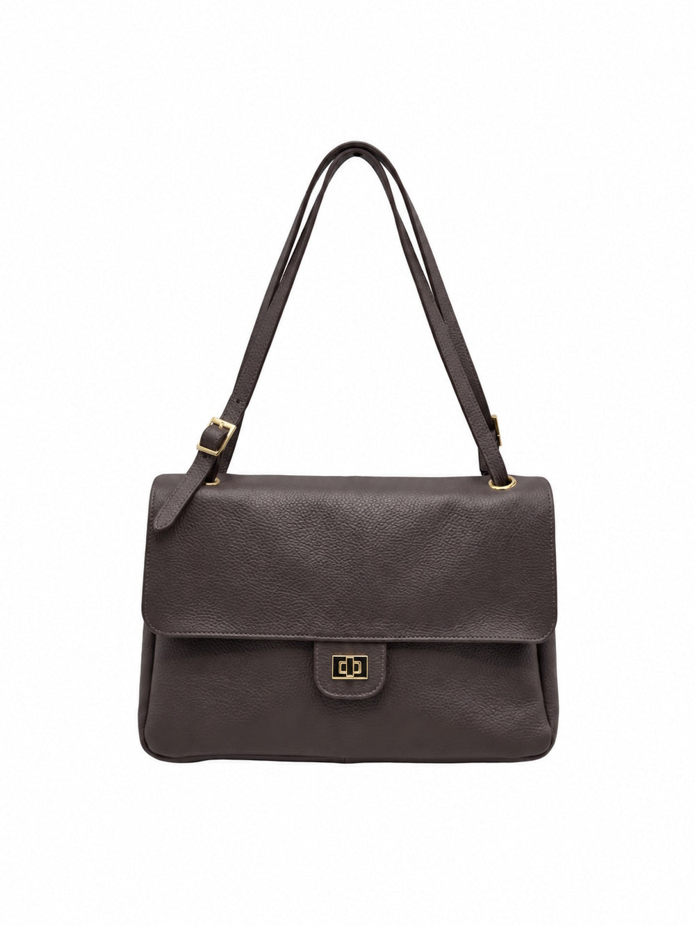 Medium Genuine Leather Shoulder Bag, Made in Italy, art. 112808