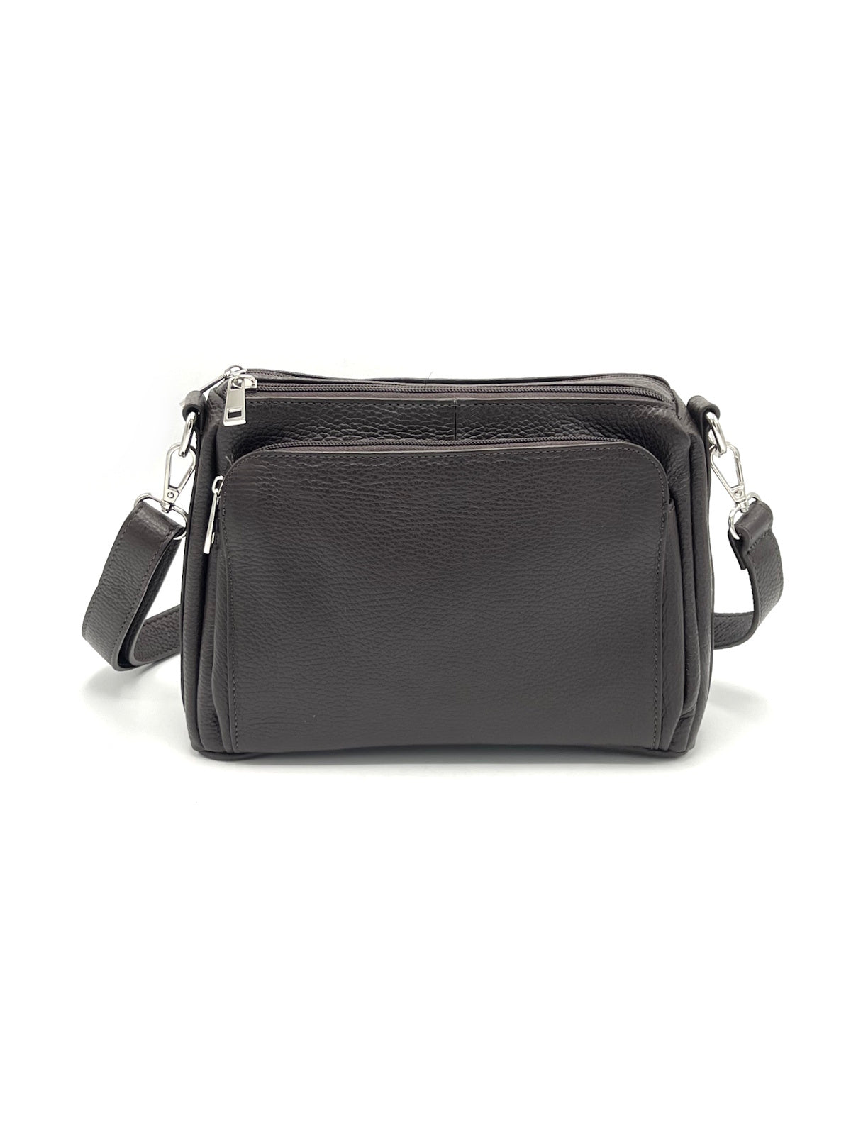 Genuine leather shoulder bag, Made in Italy, art. 112650