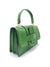 Plain genuine leather handbag art. 112393