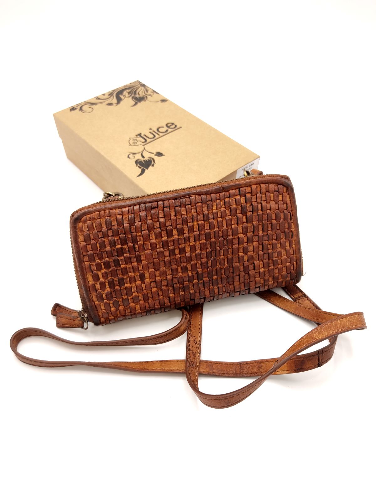 Washed leather wallet art. 059