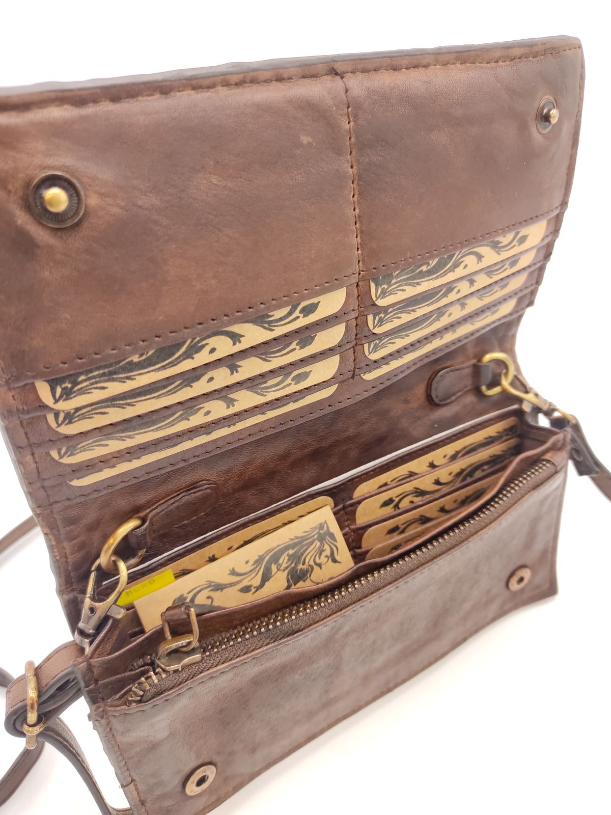 Portafoglio in pelle lavata art.  058