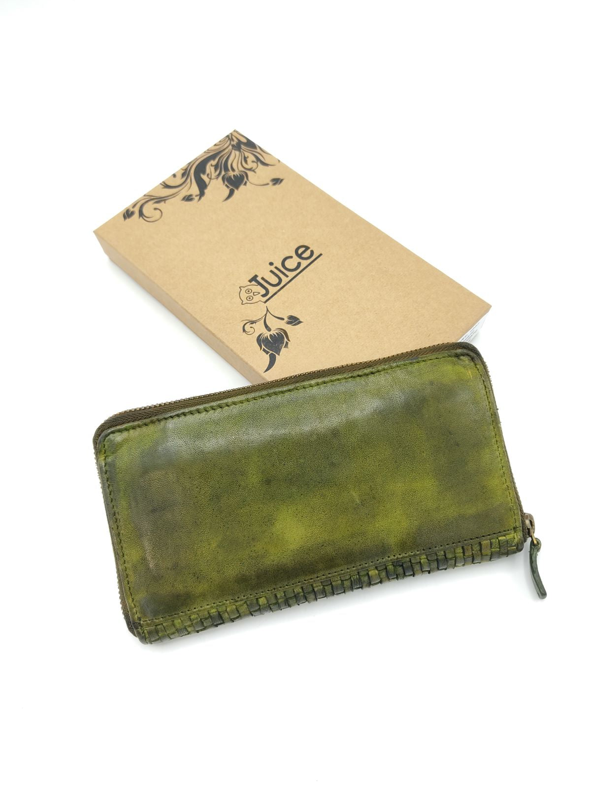 Washed leather wallet art. 1037-JU01