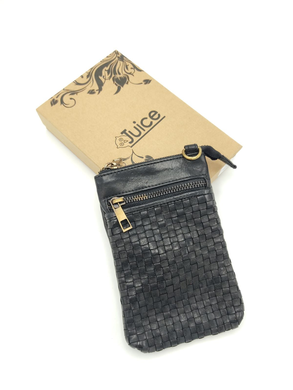 Washed leather wallet art. 052