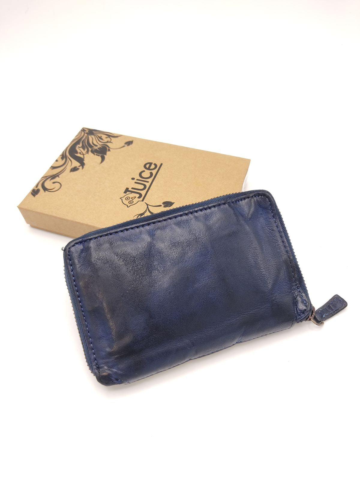 Portafoglio in pelle lavata art.  1038-JU01