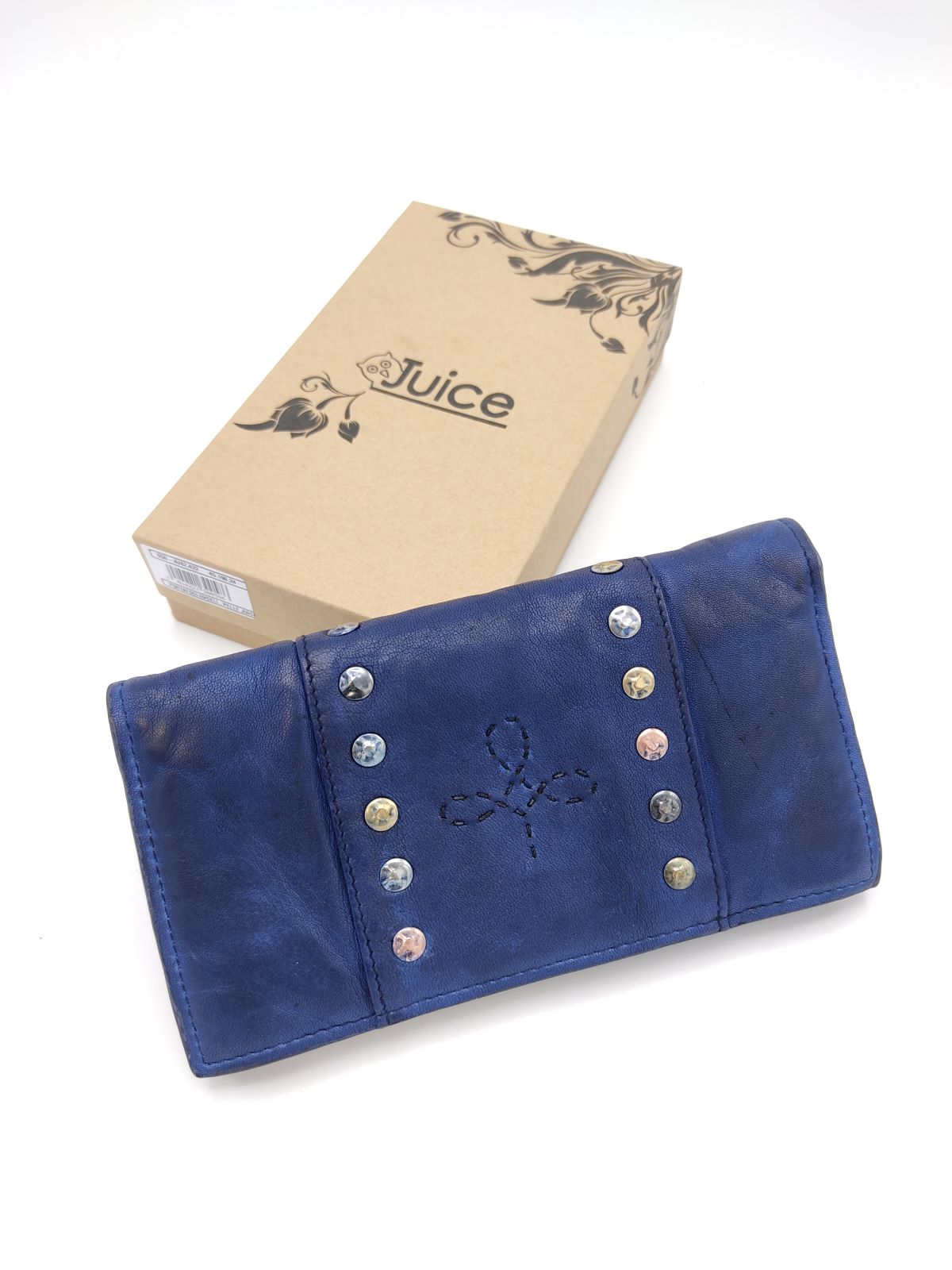 Washed leather wallet art. 058-JU02