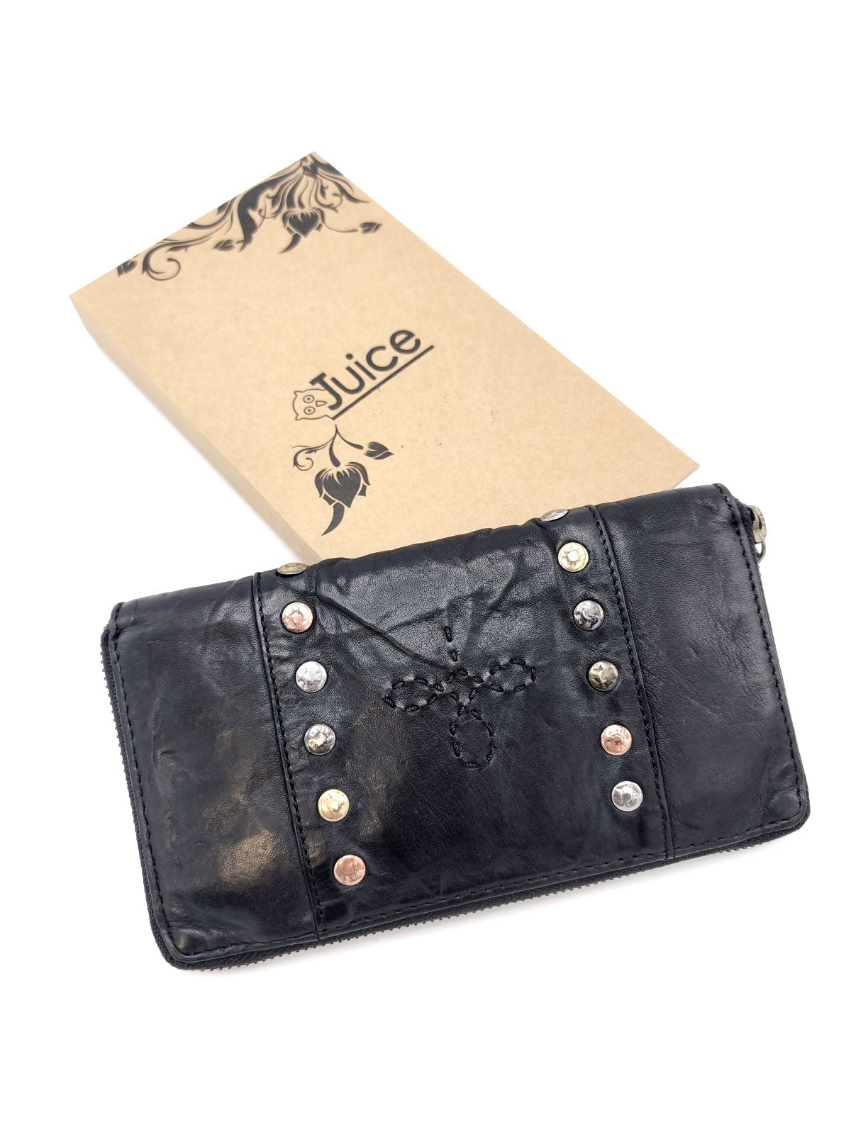 Washed leather wallet art. 1037-JU02