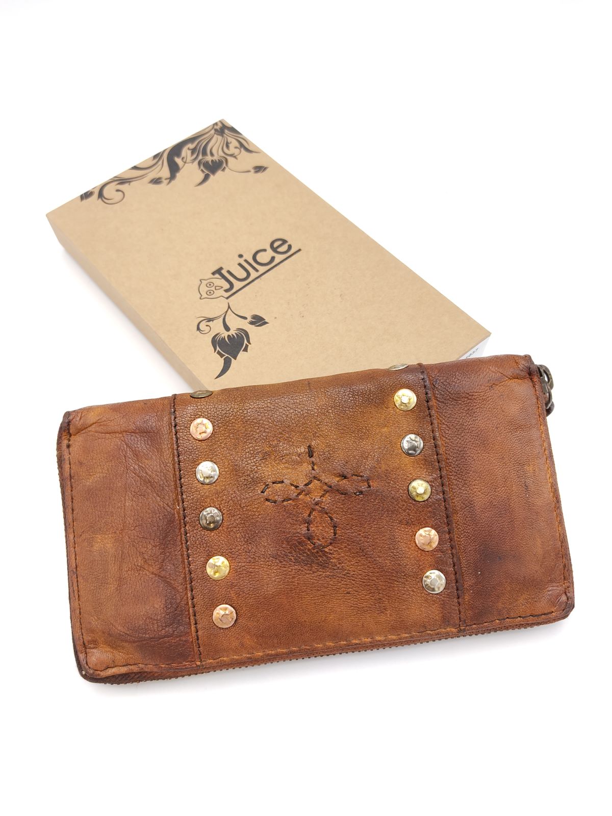 Portafoglio in pelle lavata art.  1037-JU02