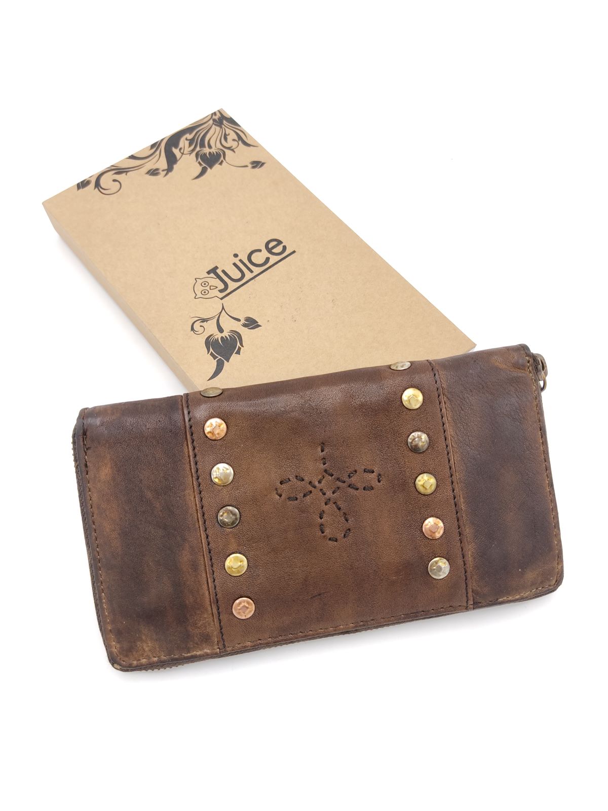 Portafoglio in pelle lavata art.  1037-JU02