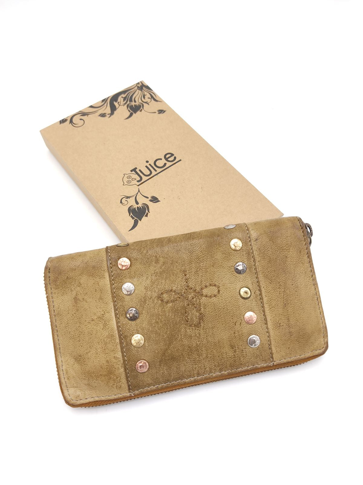 Portafoglio in pelle lavata art.  1037-JU02