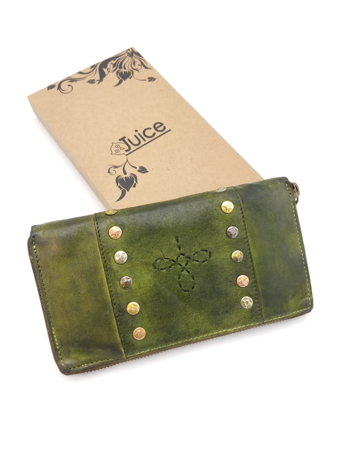 Portafoglio in pelle lavata art.  1037-JU02