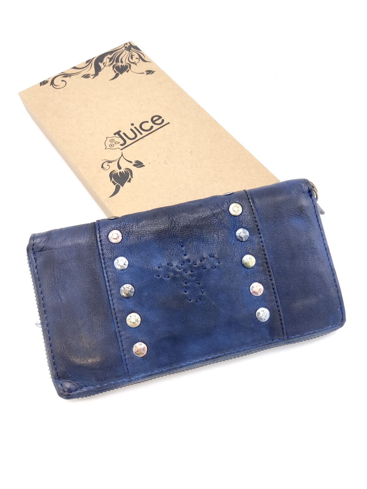 Portafoglio in pelle lavata art.  1037-JU02