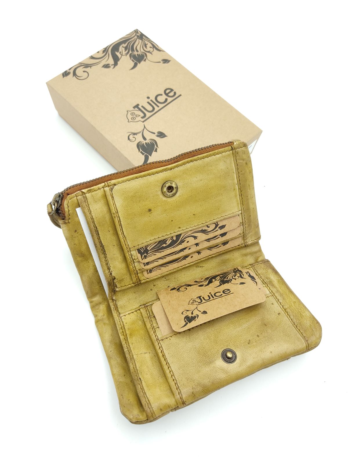 Portafoglio in pelle lavata art.  1030-JU02