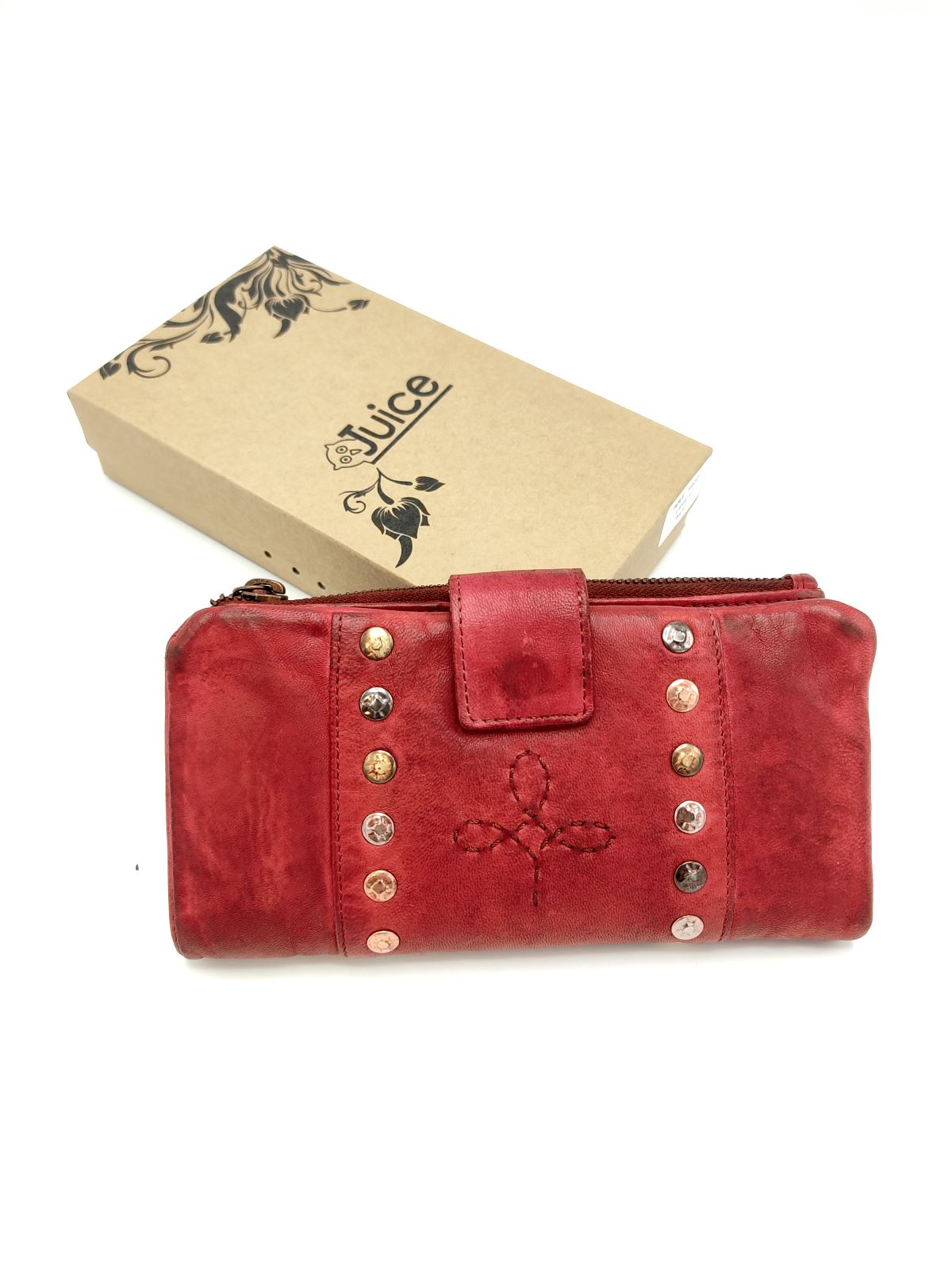 Washed leather wallet art. 1032-JU02