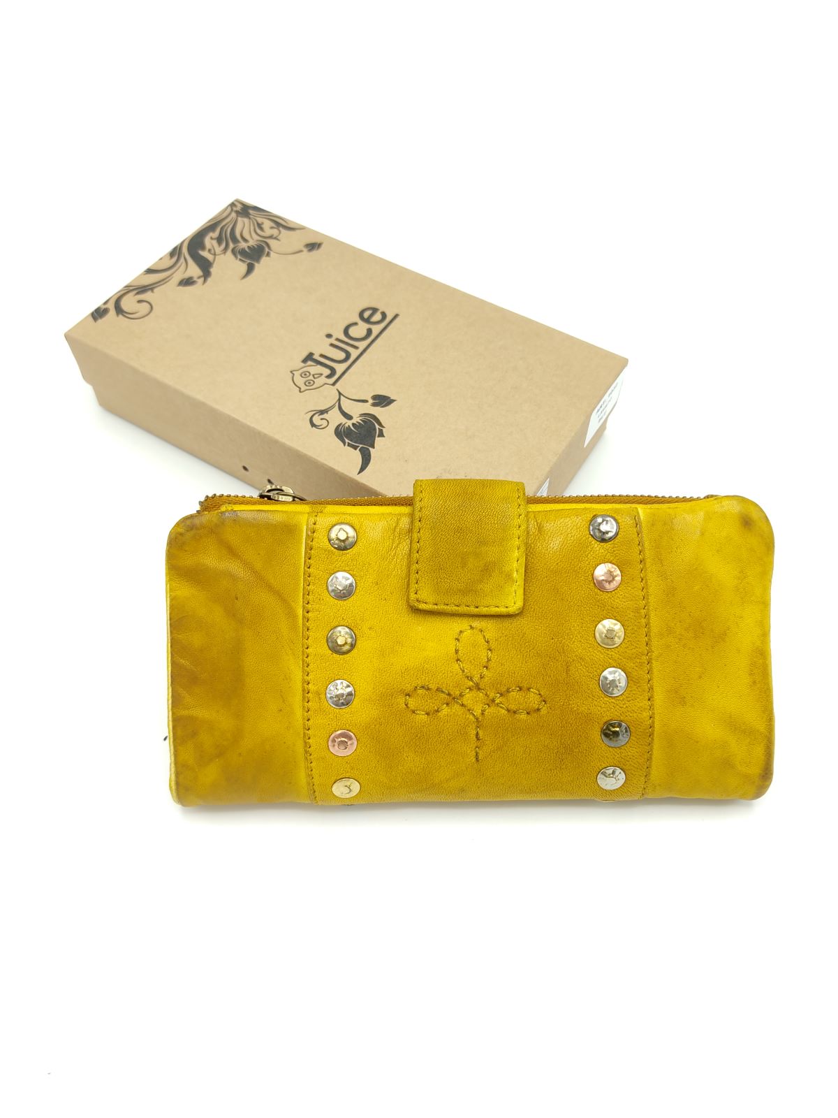 Washed leather wallet art. 1032-JU02