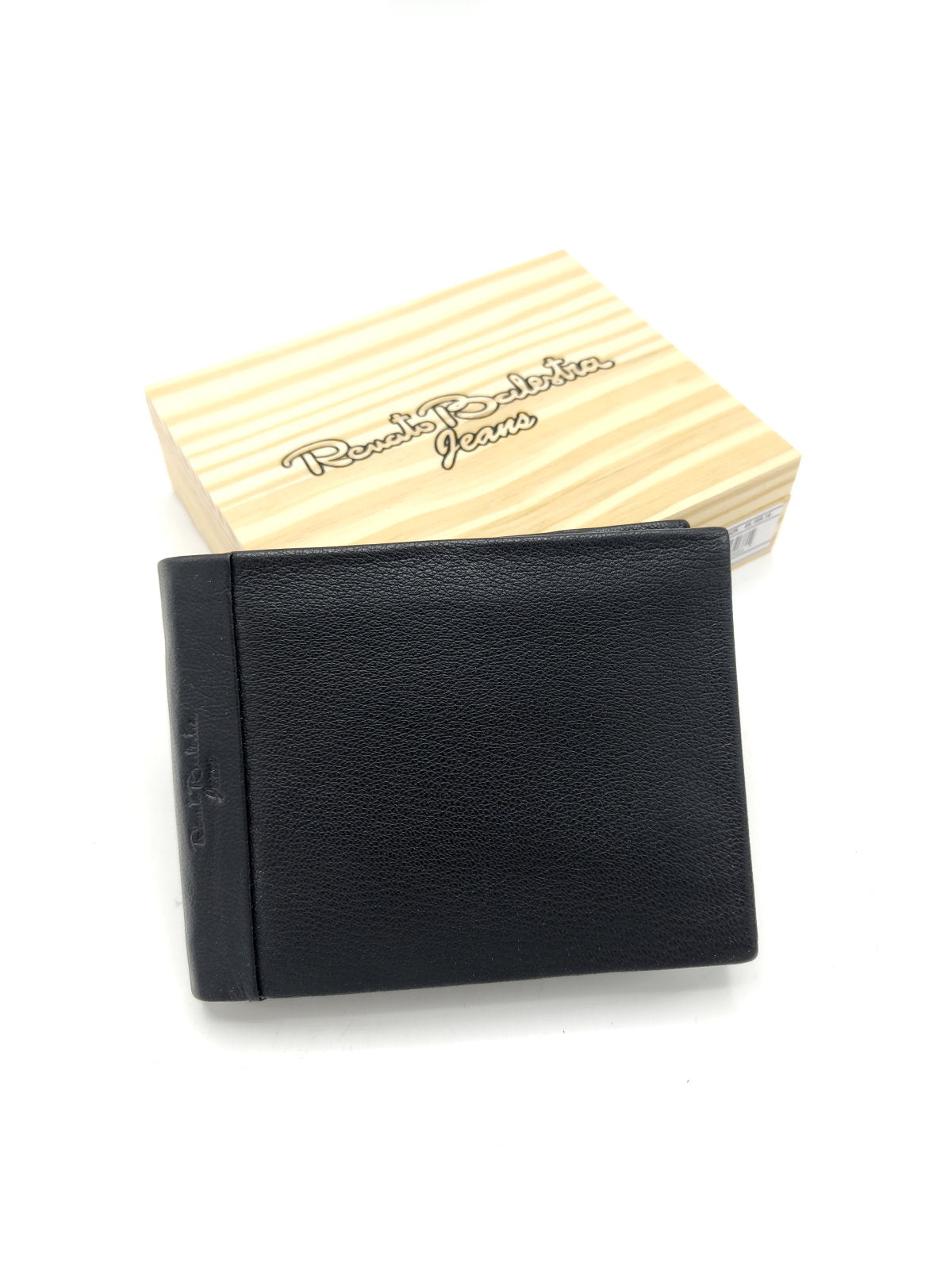 Genuine leather wallet for Men, Brand Renato Balestra Jeans, with wooden box, art. PDK162-68.425