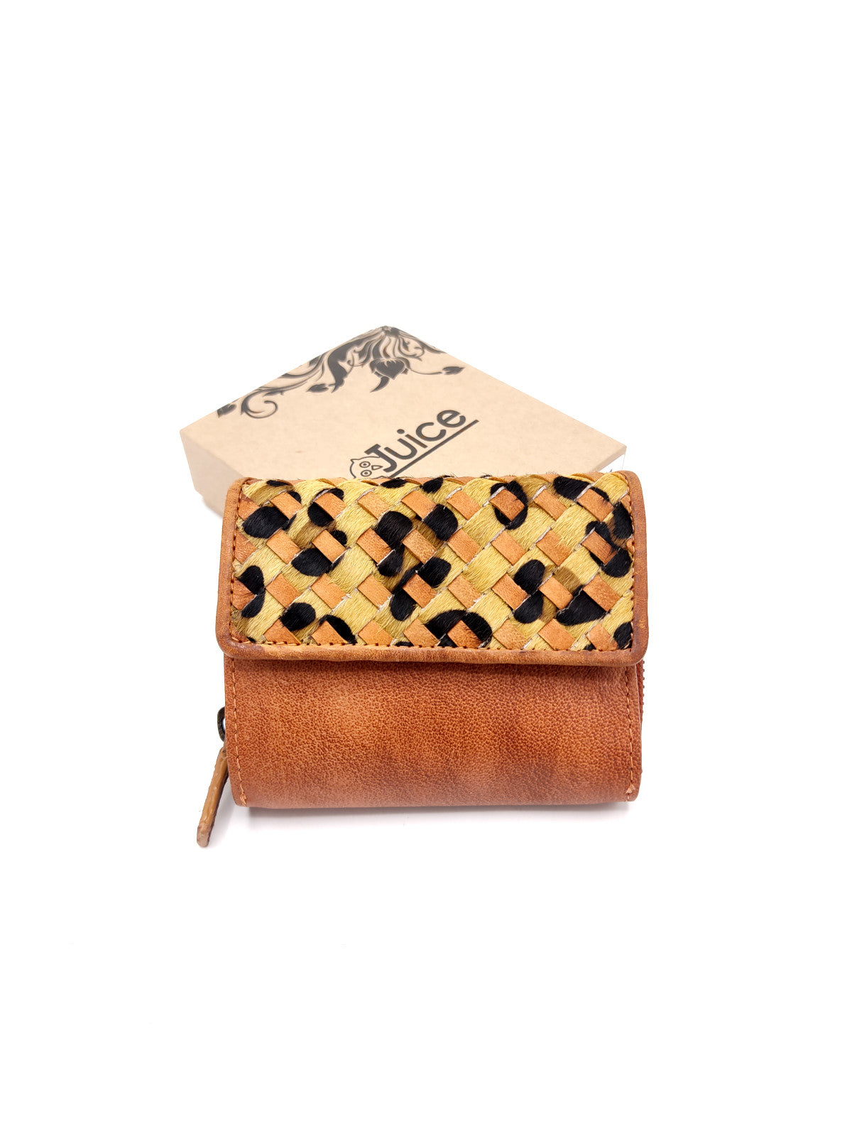 Portafoglio intrecciato in pelle di vitello art.  LE501.422