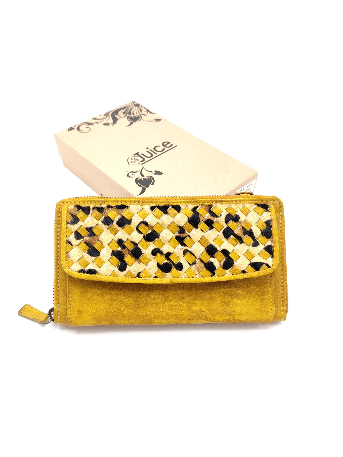 Portafoglio intrecciato in pelle di vitello art.  LE056.422