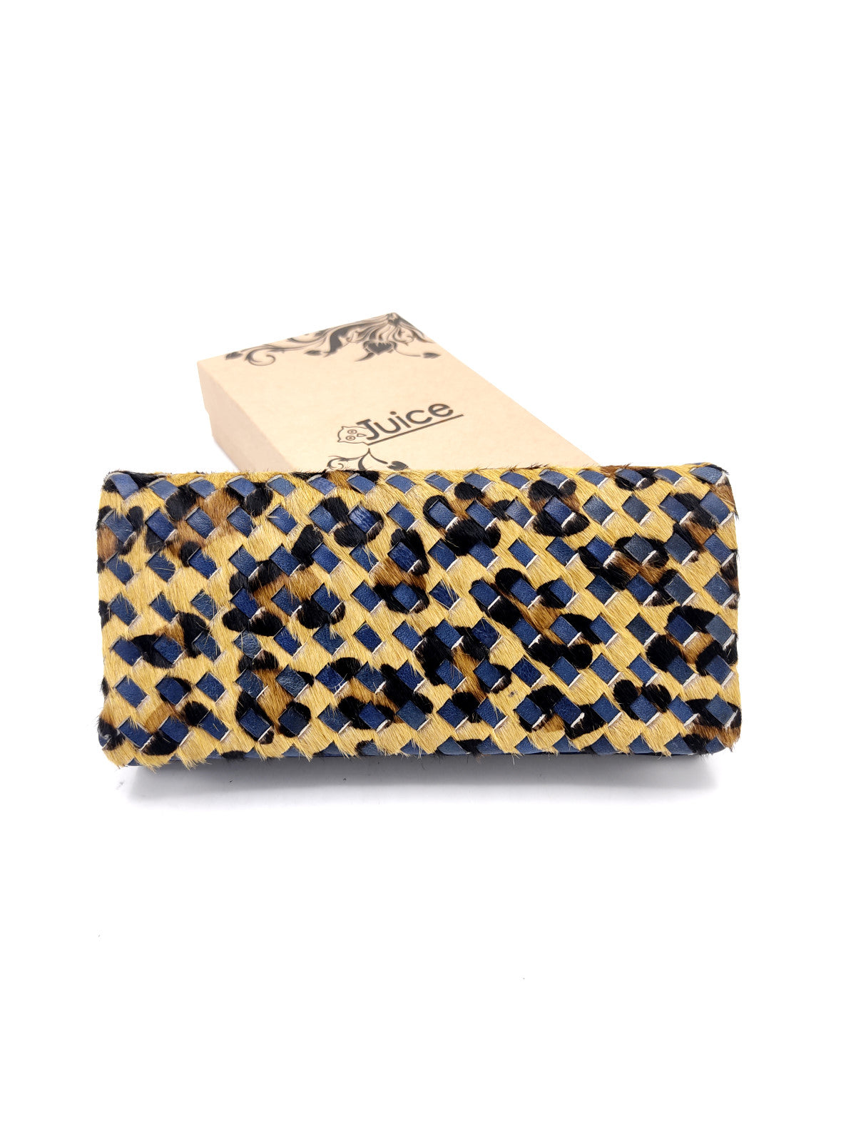 Portafoglio intrecciato in pelle di vitello art.  LE1033.422