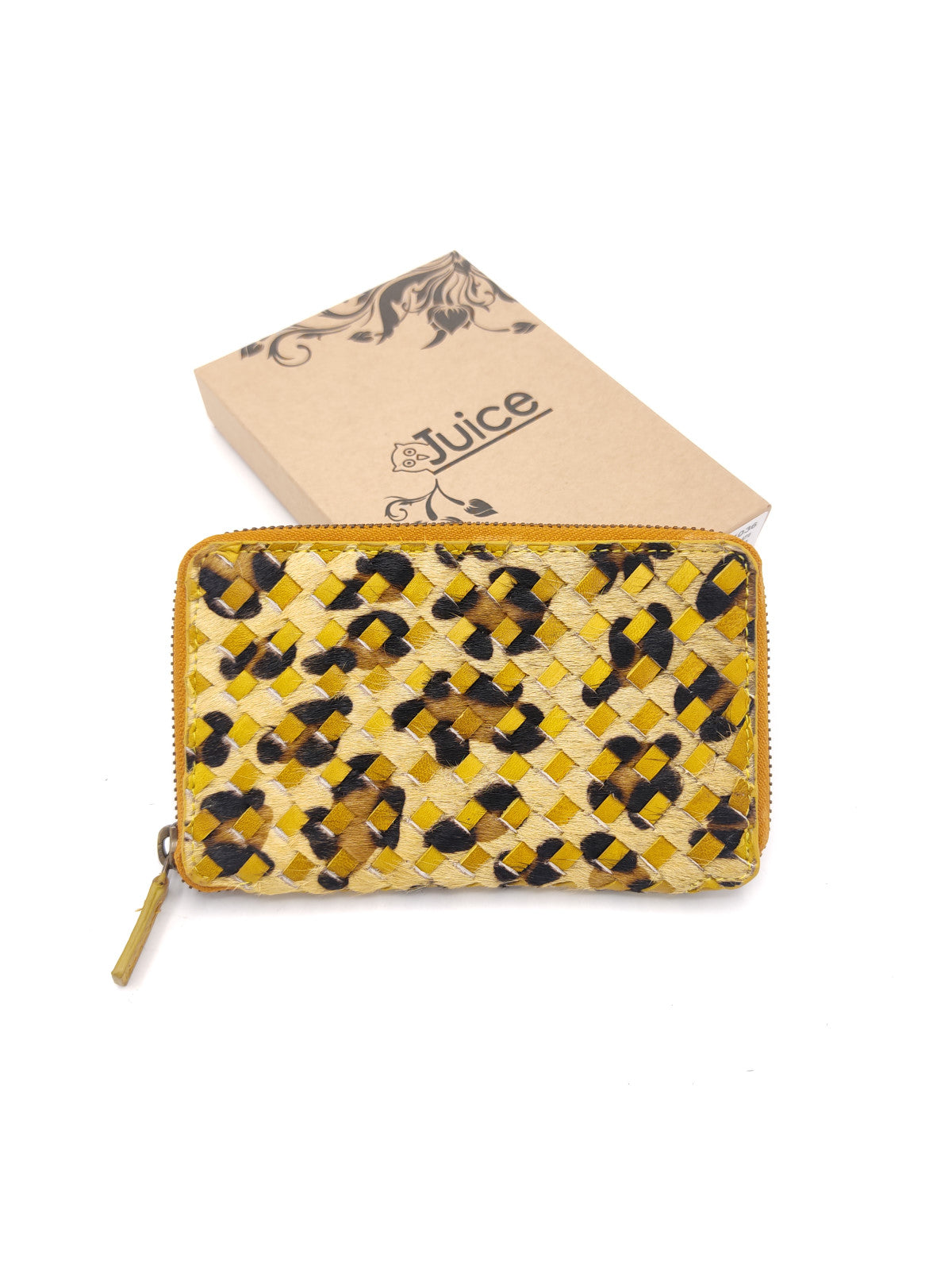 Portafoglio intrecciato in pelle lavata di vitello art.  LE1036.422