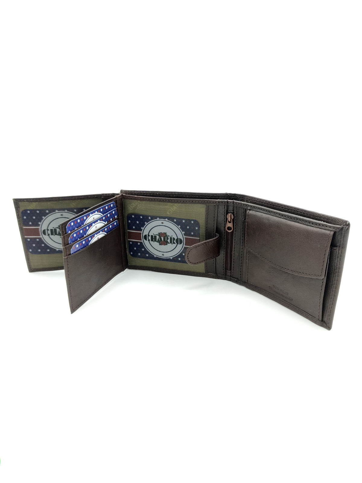 Portafoglio in vera pelle per gli uomini, marchio Charro, art.  IMER1373.422