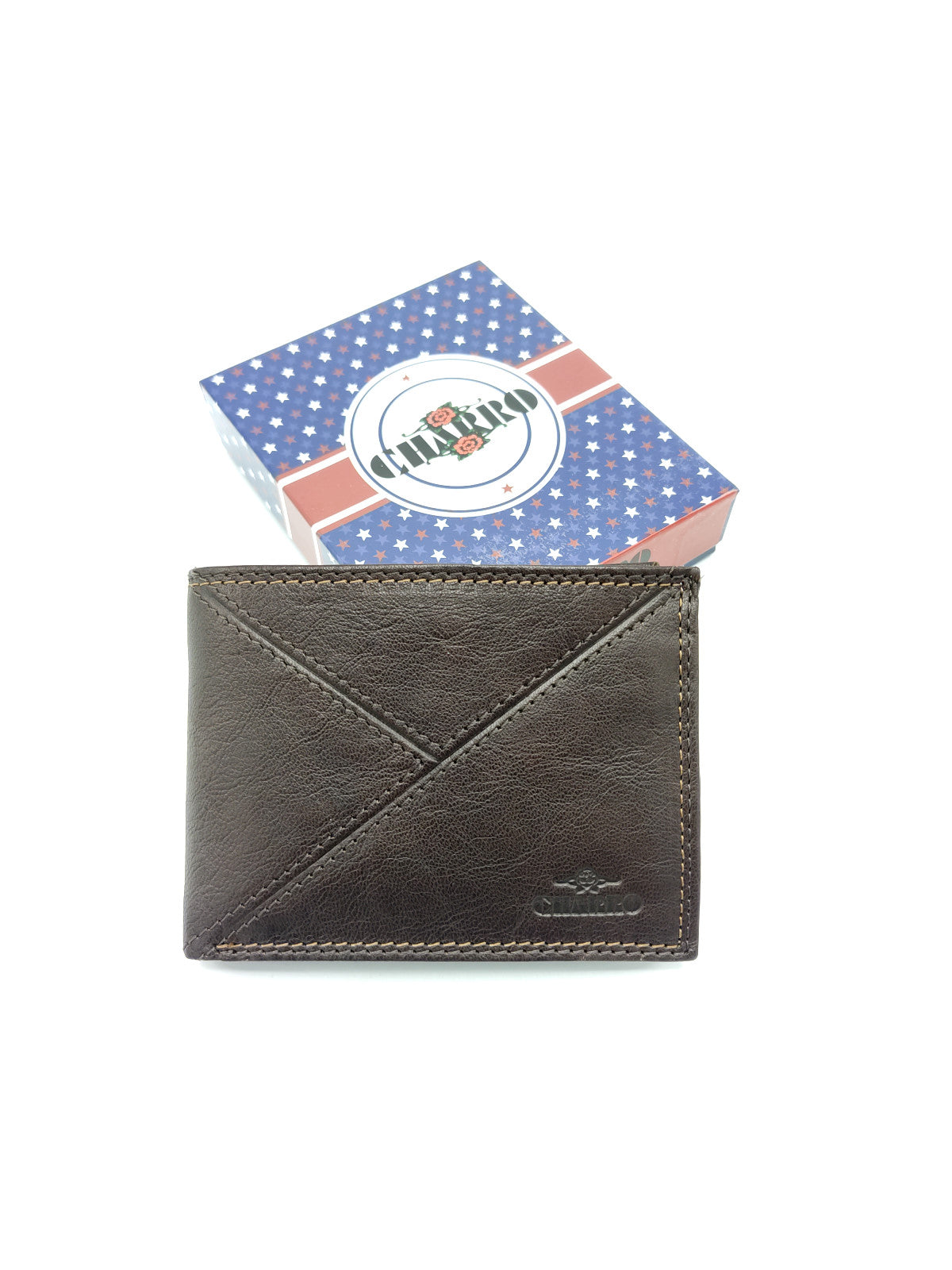 Portafoglio in vera pelle per gli uomini, marchio Charro, art.  IMER1123.422