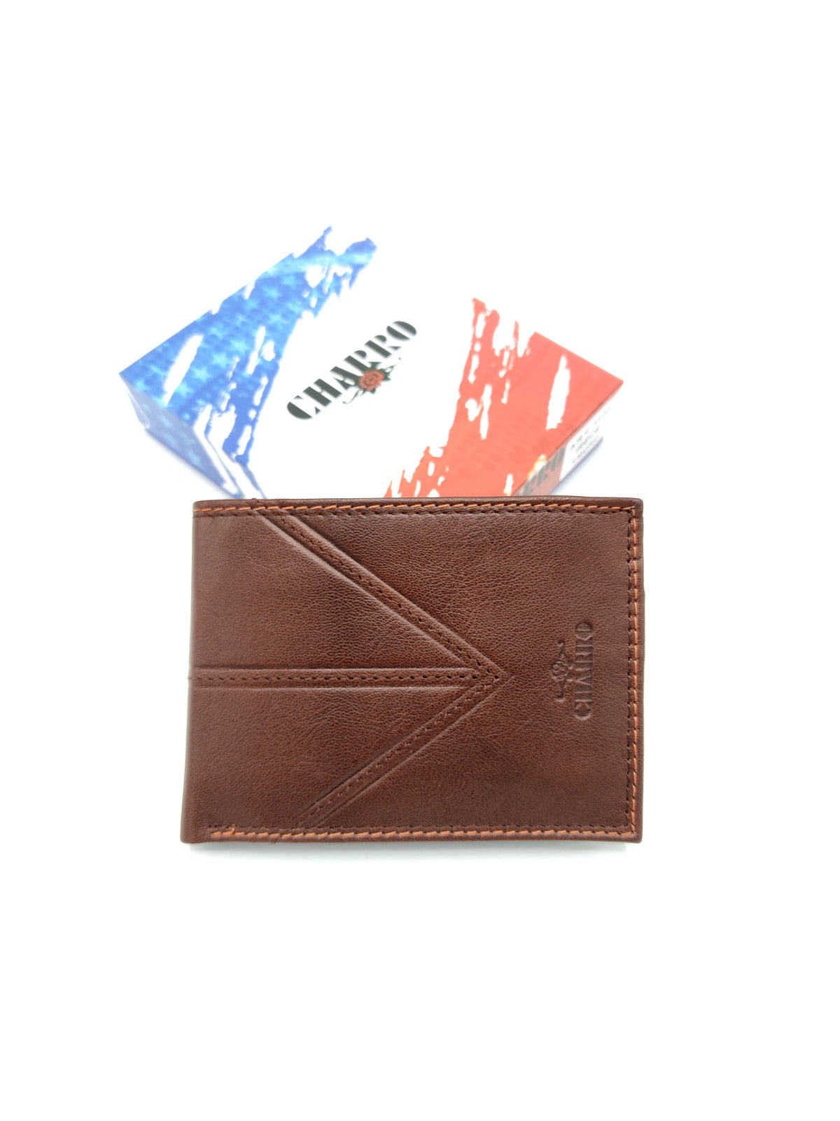 Portafoglio in vera pelle per gli uomini, marchio Charro, art.  IREC1123.422
