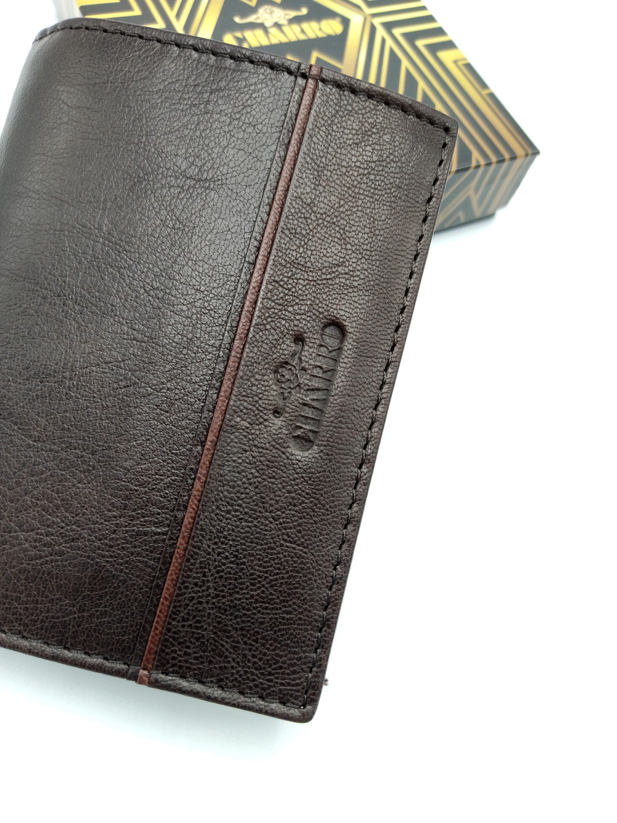 Portafoglio in vera pelle per gli uomini, marchio Charro, art.  ITTI1379.422
