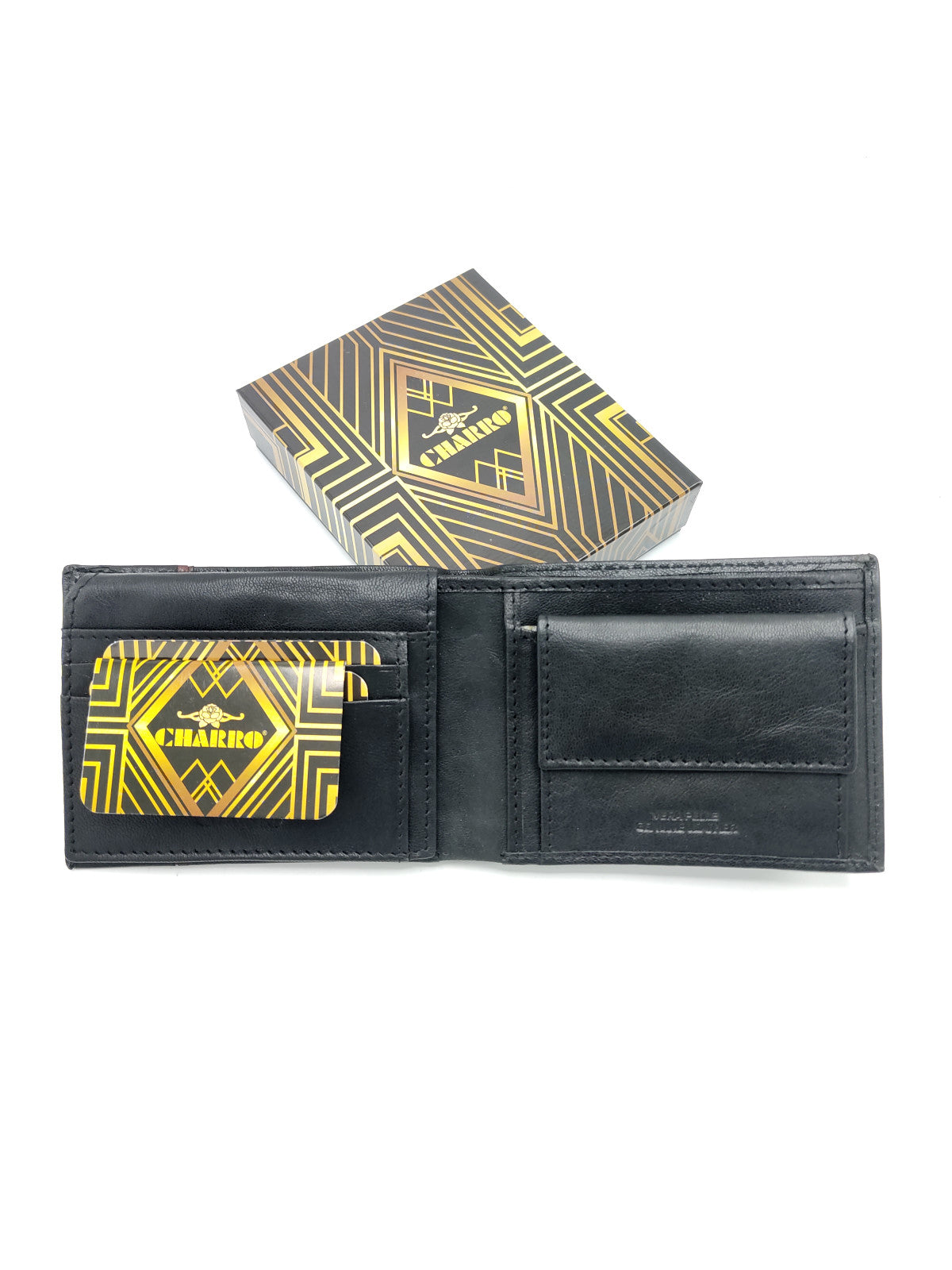 Genuine leather wallet for men, Brand Charro, art. ITTI1123.422