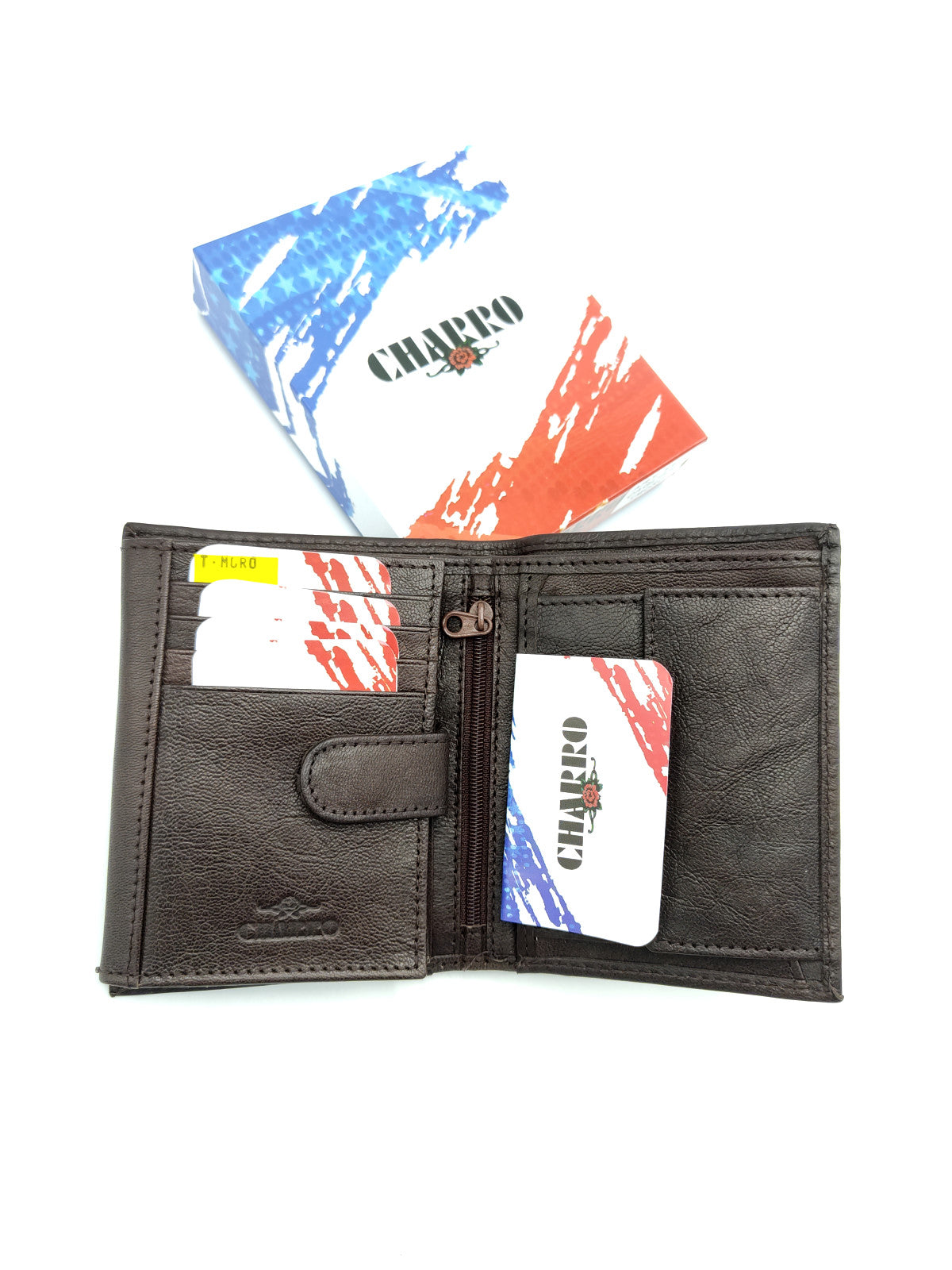 Genuine leather wallet for men, Brand Charro, art. CAGL1379.422
