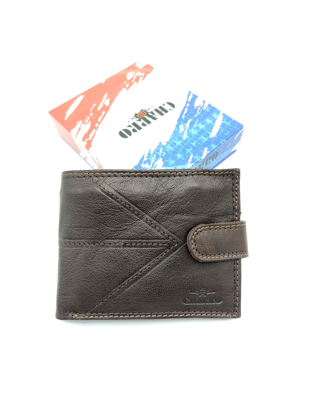 Portafoglio in vera pelle per gli uomini, marchio Charro, art.  IREC1128.422