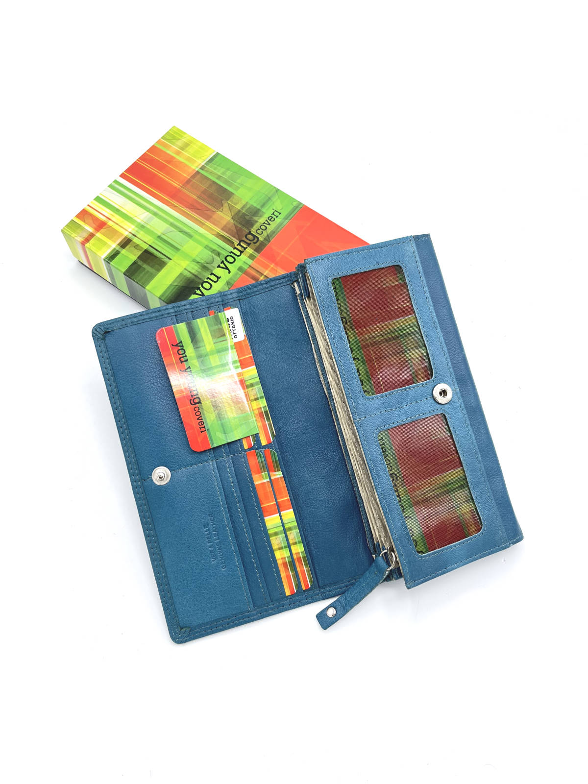 Portafoglio in vera pelle da donna, Brand You Young Coveri, art.  GAVIR005.422