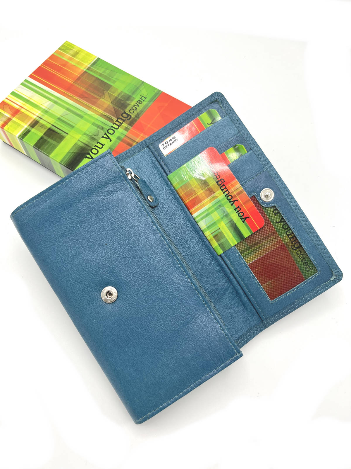 Portafoglio in vera pelle da donna, Brand You Young Coveri, art.  GAVI7046.422