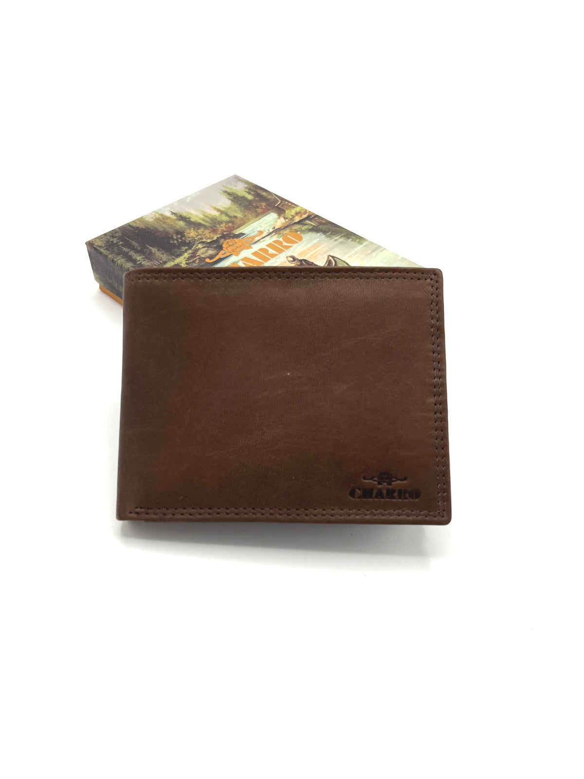 Portafoglio in vera pelle per gli uomini, marchio Charro, art.  MANT1123.422
