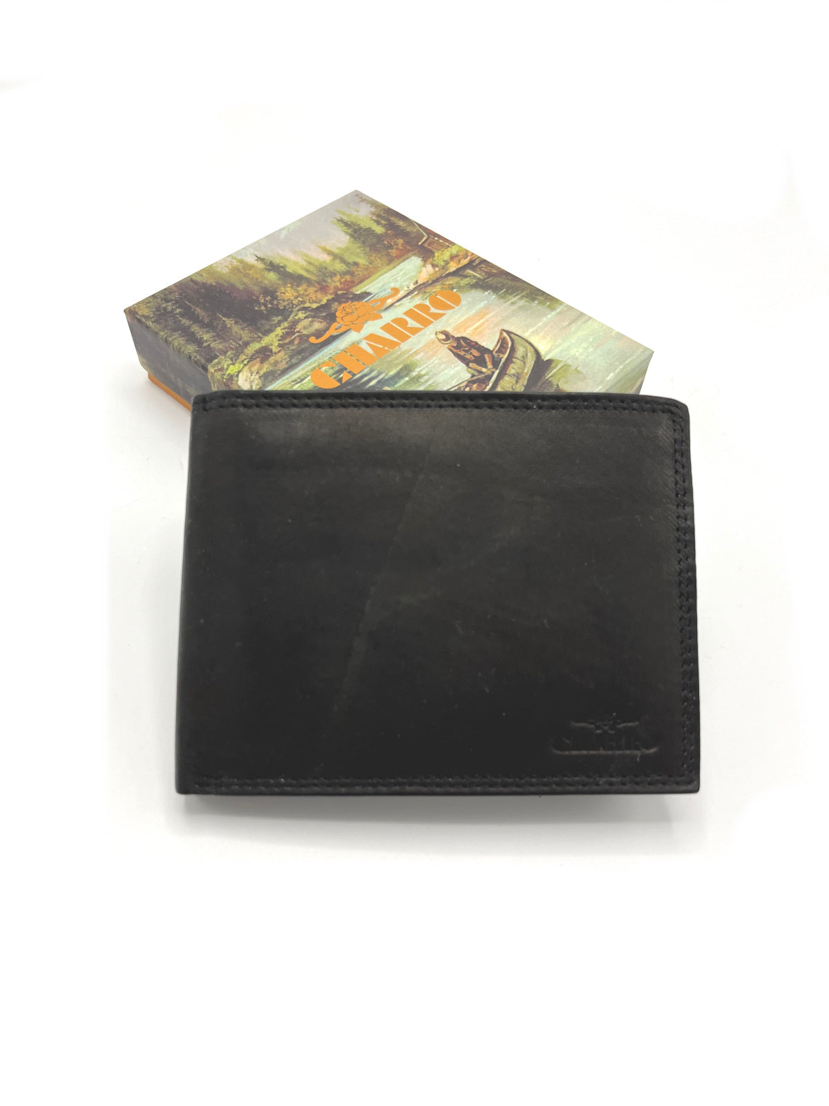 Portafoglio in vera pelle per gli uomini, marchio Charro, art.  MANT1123.422