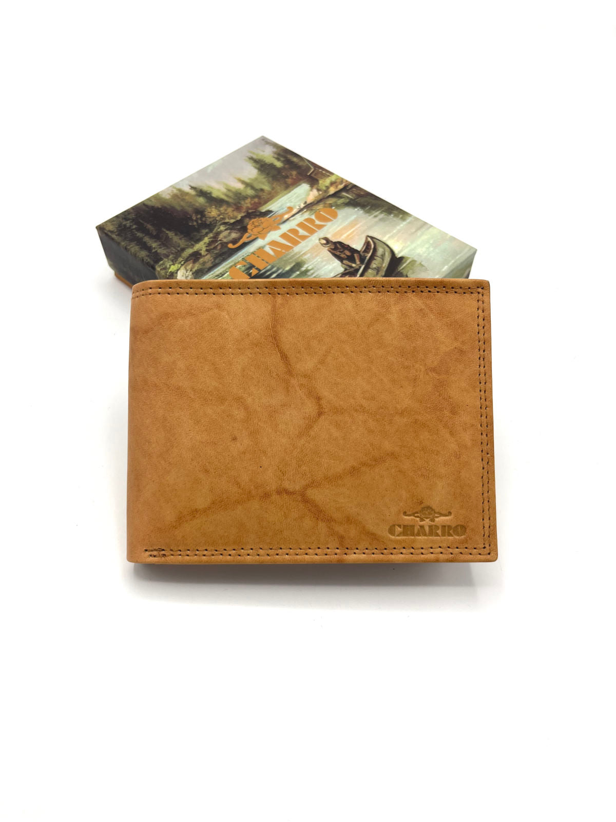 Portafoglio in vera pelle per gli uomini, marchio Charro, art.  MANT1123.422