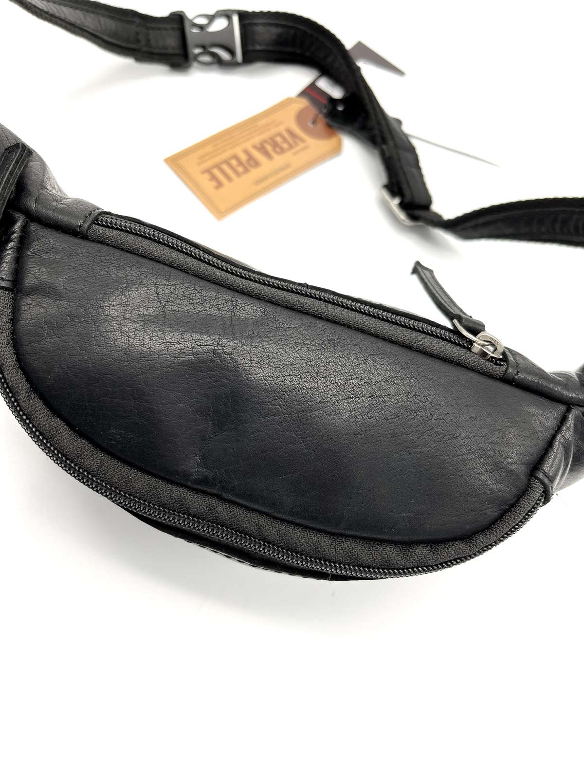 Brand Basile, Genuine Leather Waist Bag, for men, art. 2661TI.392