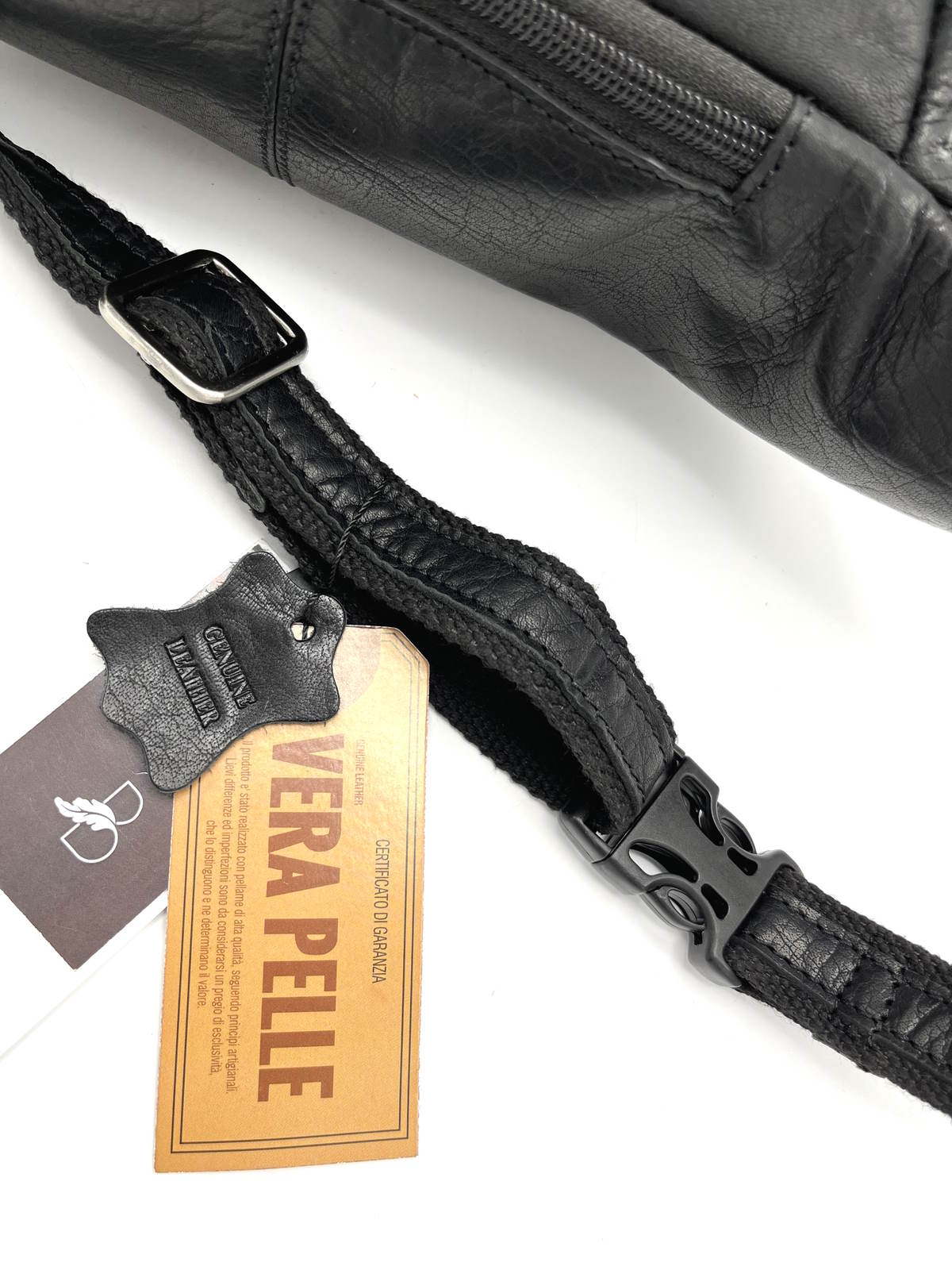 Brand Basile, Genuine Leather Waist Bag, for men, art. 2661TI.392