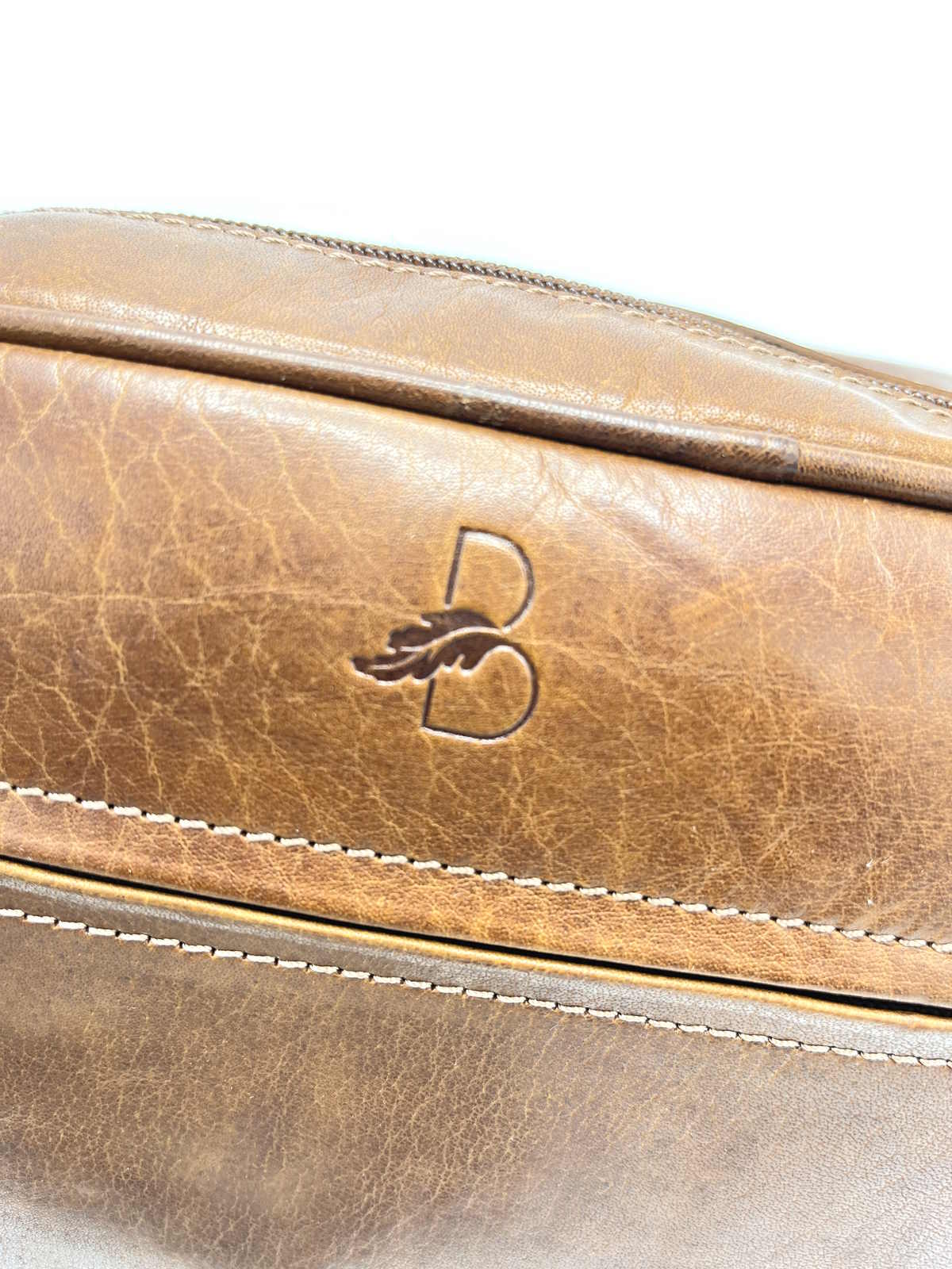 Brand Basile, Genuine Leather Crossbody Bag, for men, art. BA3543TI.392