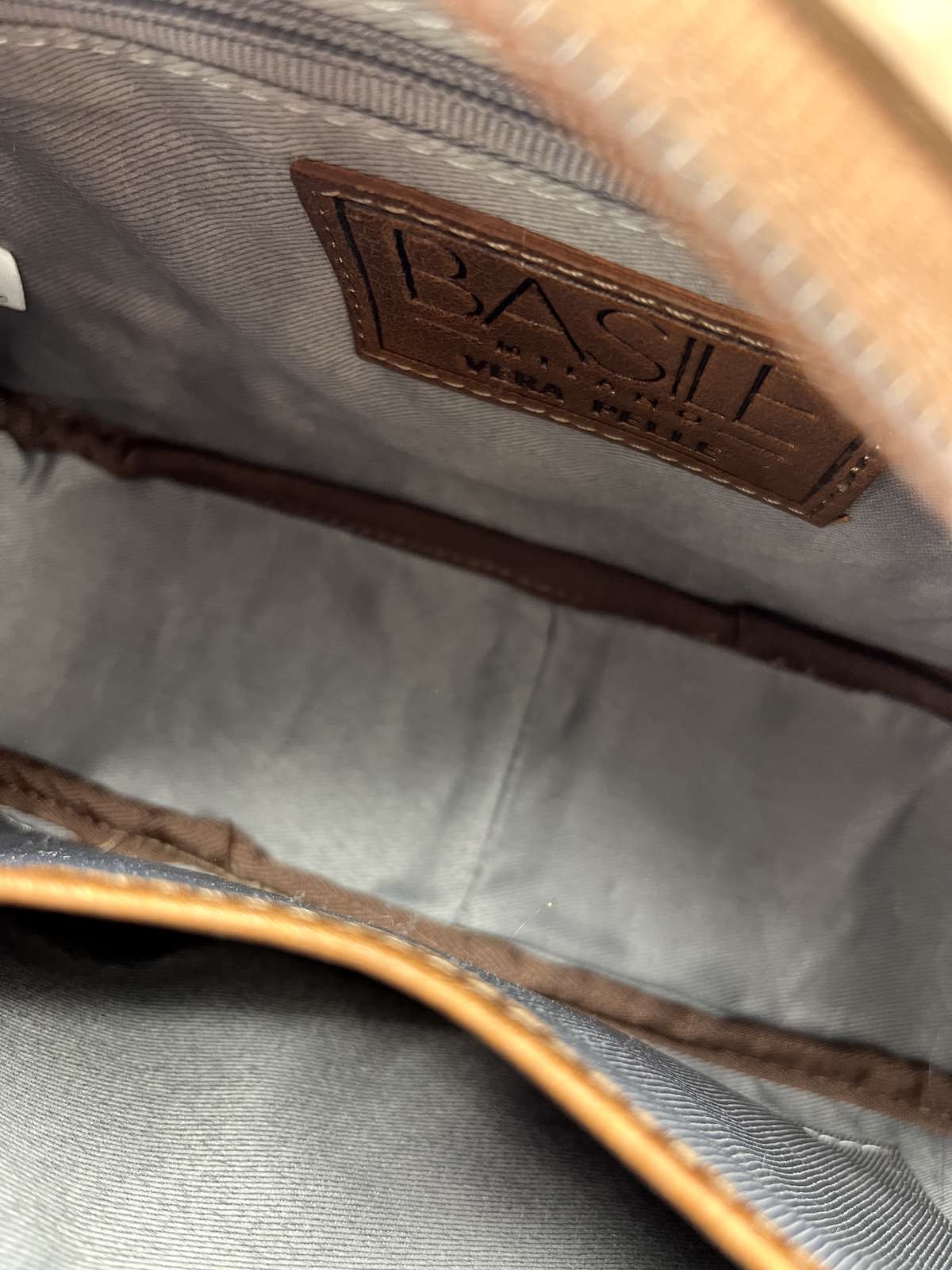 Brand Basile, Genuine Leather Crossbody Bag, for men, art. BA3543TI.392